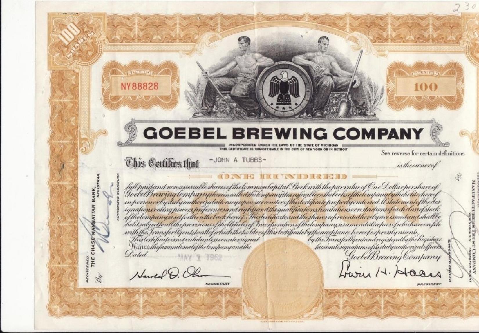 Item #87339 1962 Stock Certificate Stock Certificate Item #87339 1962 Stock Certificate Stock Certificate