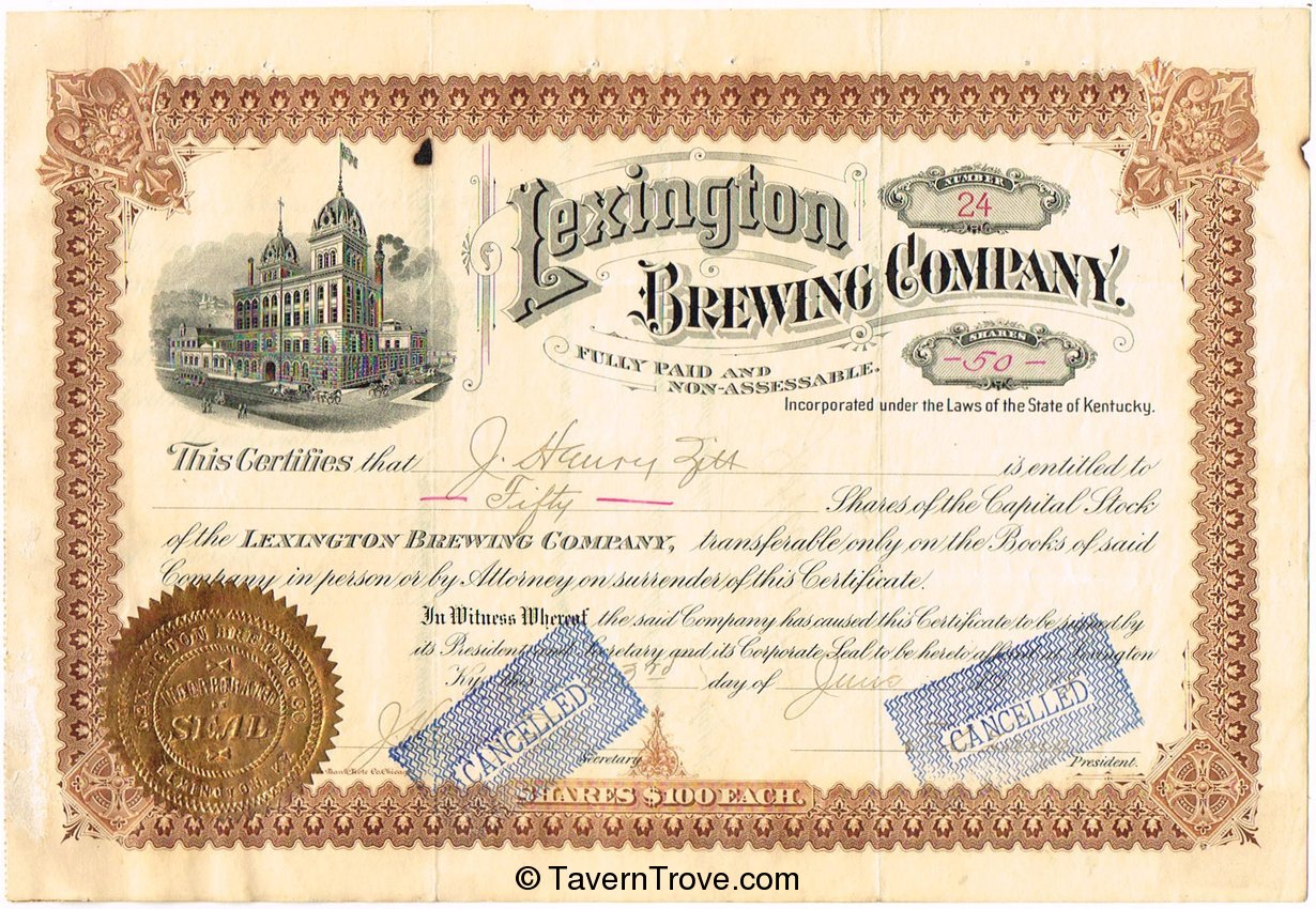 Stock Certificate