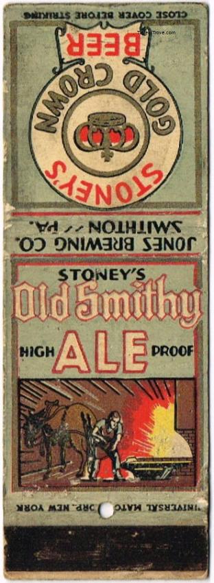 Stoney's Gold Crown Beer Old Smithy Ale