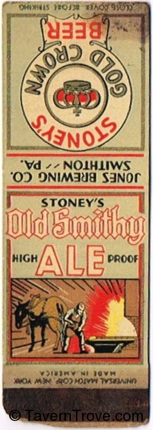Stoney's Gold Crown Beer Old Smithy Ale/