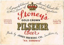 Stoney's Gold Crown Pilsener Beer