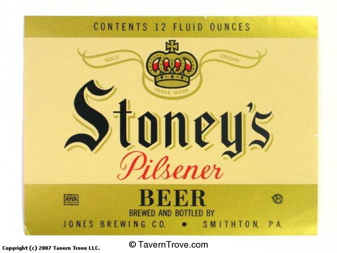 Stoney's Pilsener Beer