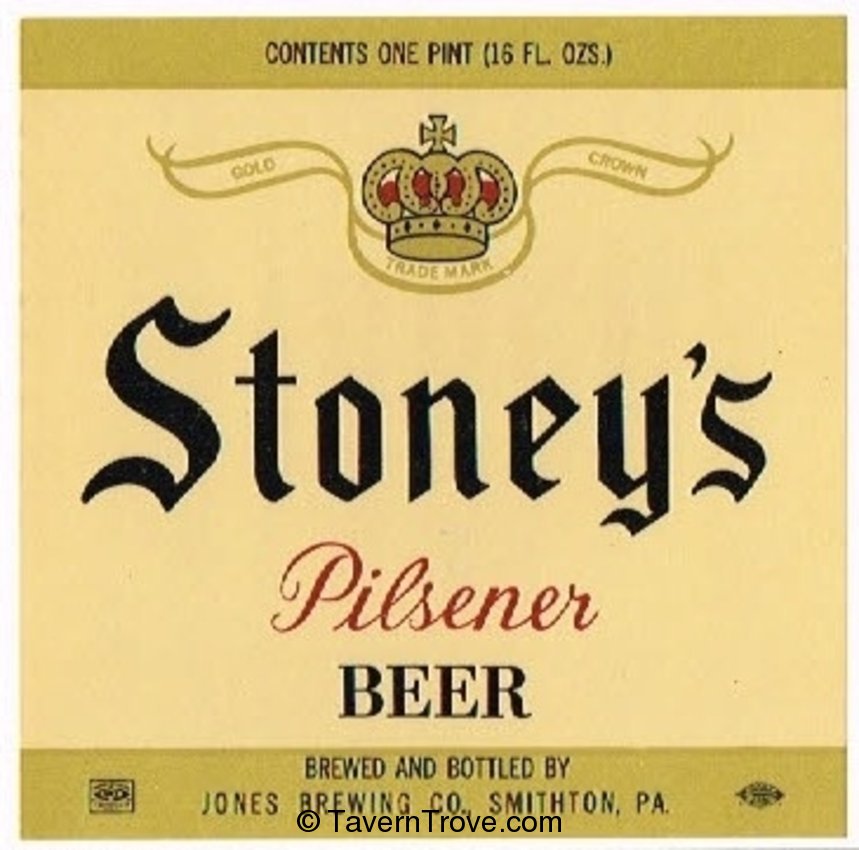 Stoney's Pilsener Beer