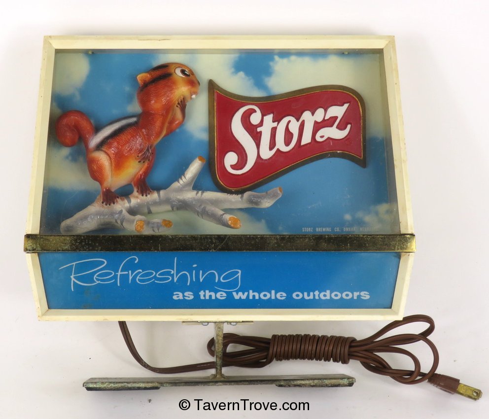 Storz Beer Chipmunk Illuminated Sign