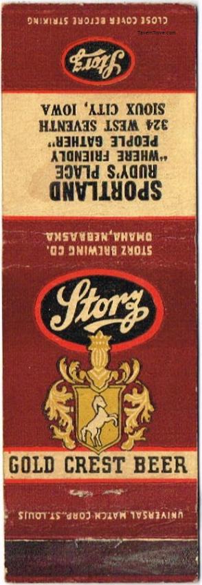 Storz Gold Crest Beer