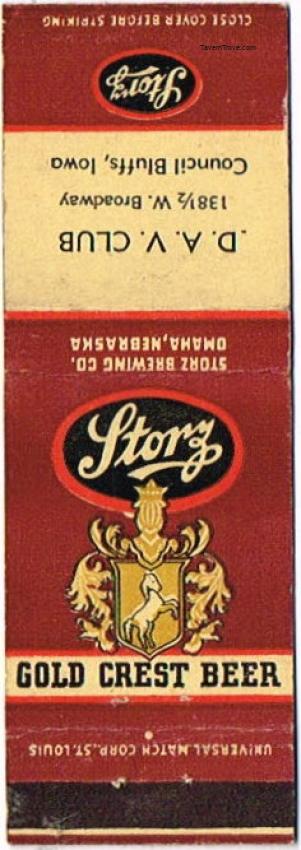 Storz Gold Crest Beer