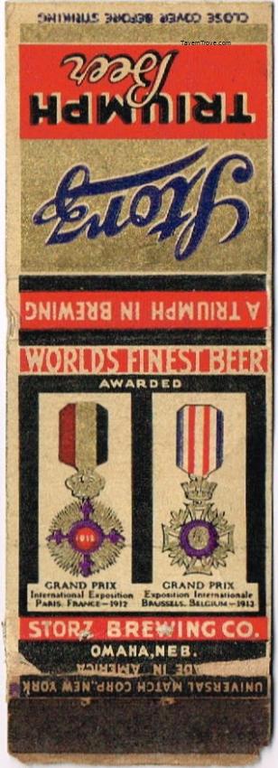 Storz Triumph Beer (blank reverse)