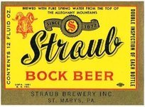 Straub Bock  Beer