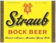 Straub Bock Beer