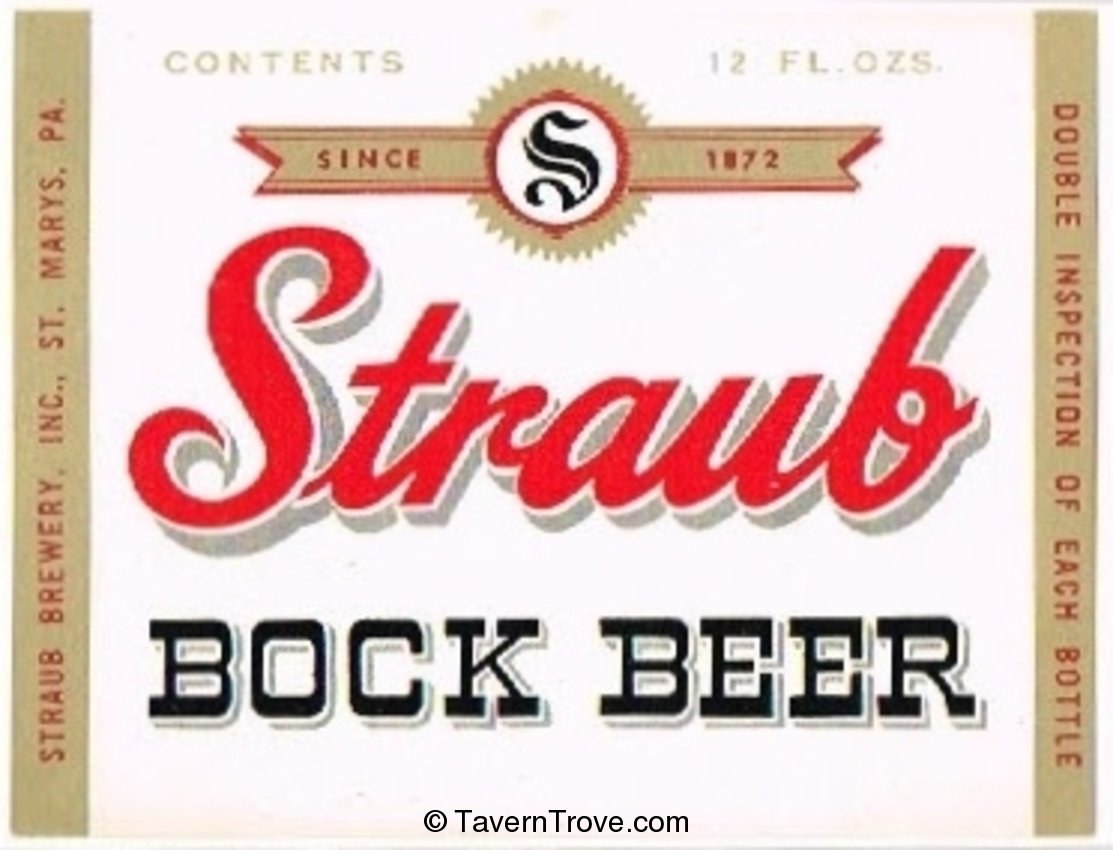 Straub Bock Beer