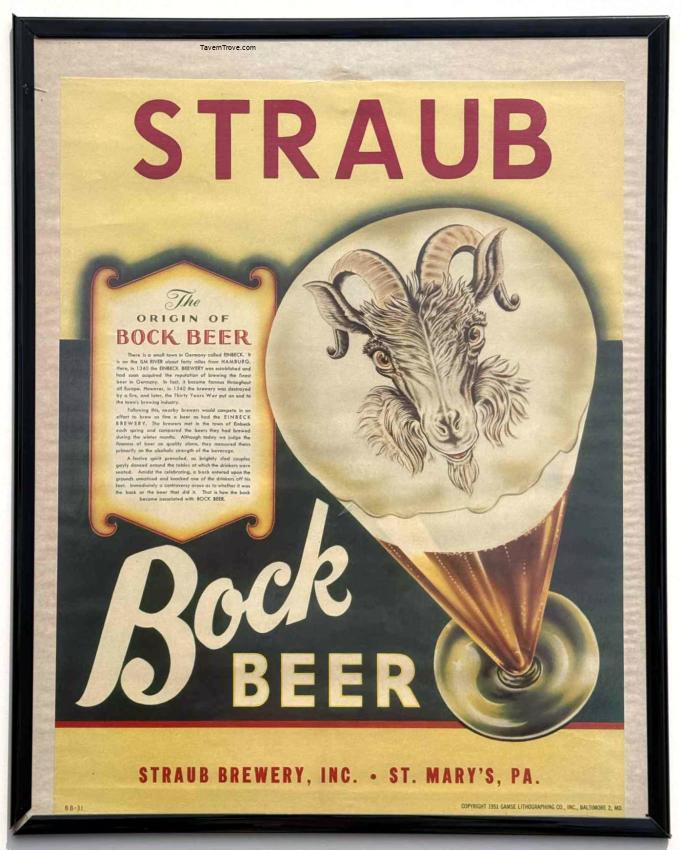 Straub Bock Beer
