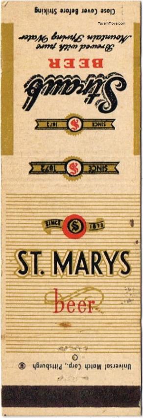 Straub/St Marys Beer