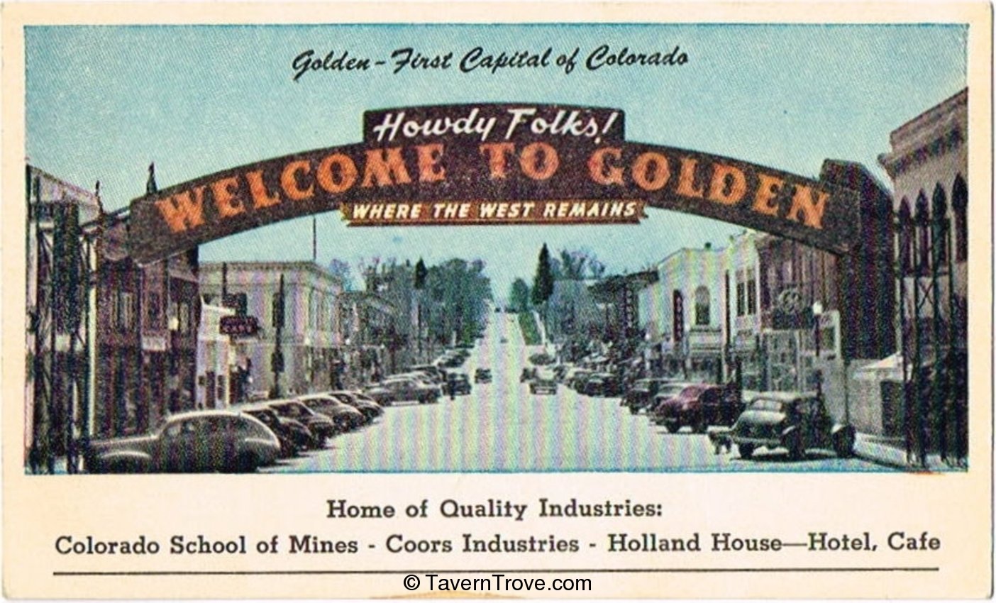 Adolph Coors Sign on Street Scene
