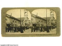 Street Scene Stereoview (Wunder Beer)