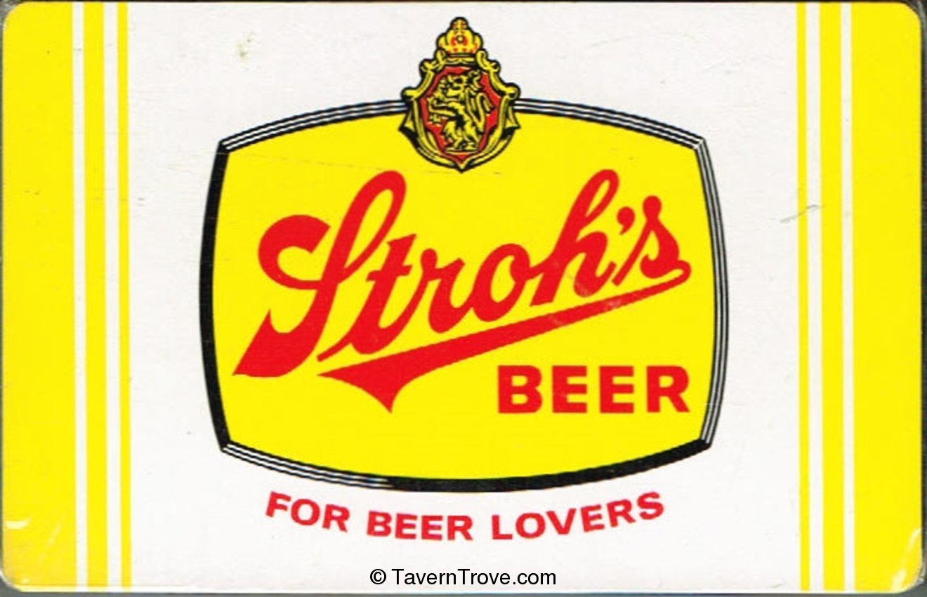 Stroh's Beer