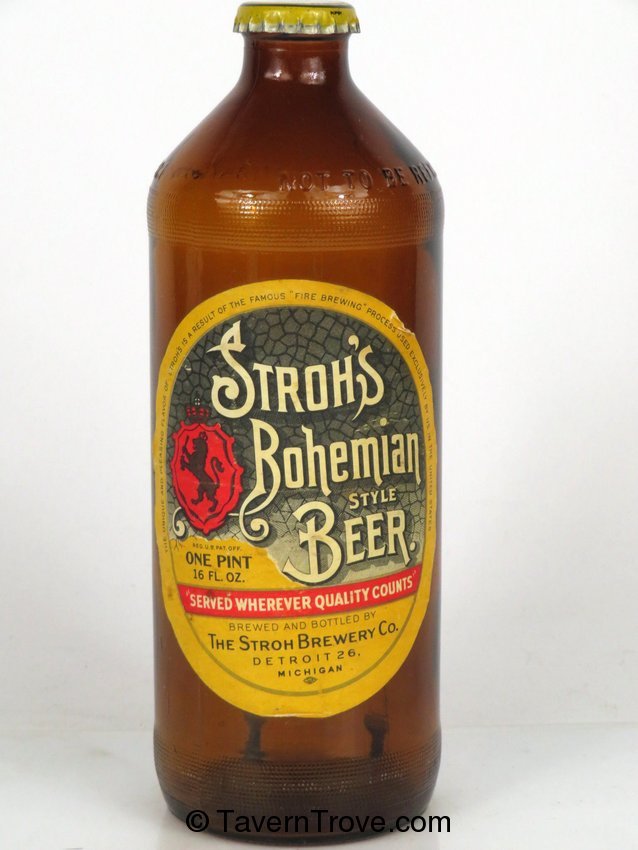 Stroh's Bohemian Beer
