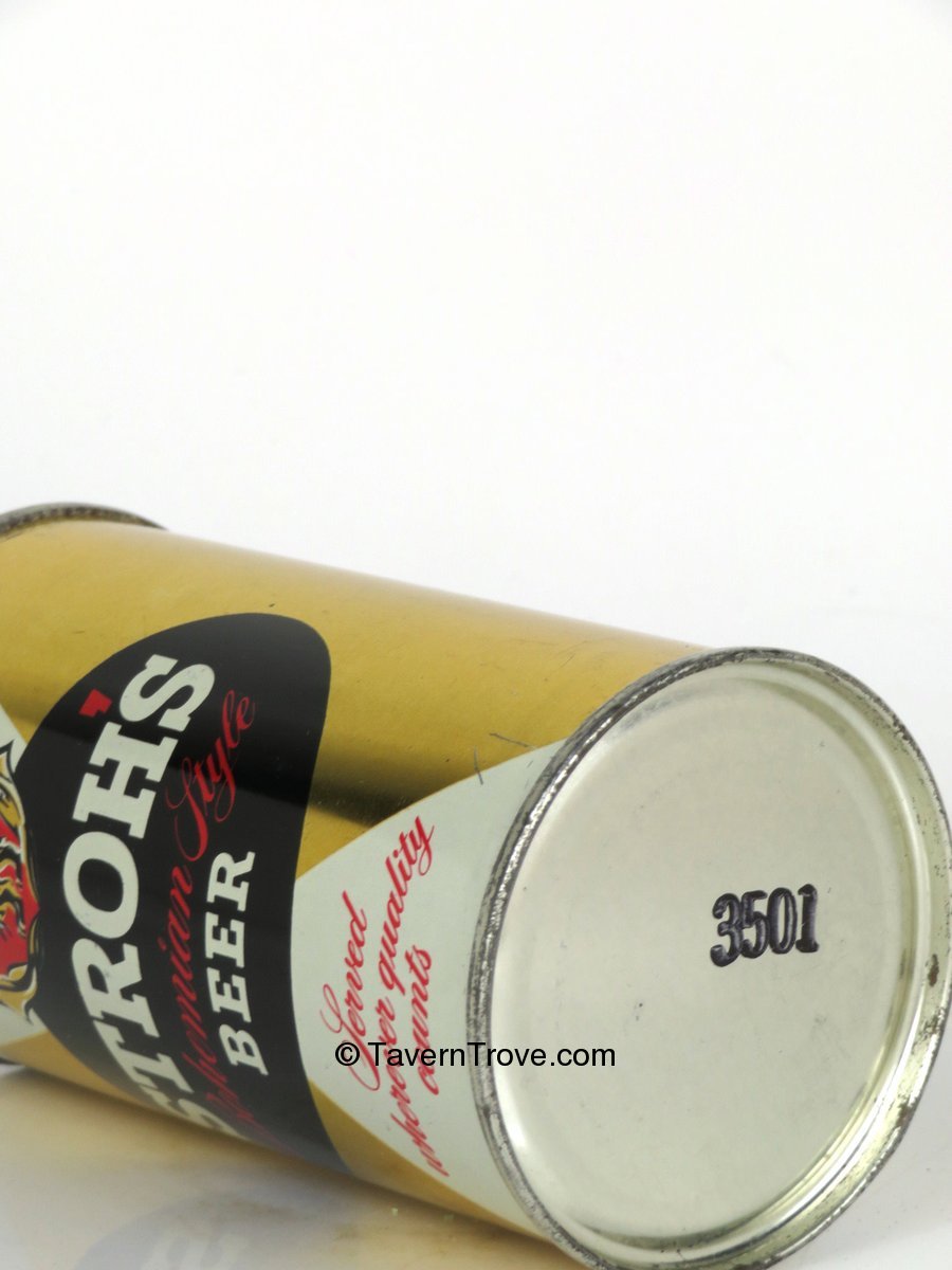 Item 59504 1956 Stroh's Bohemian Light Beer Flat Top Can 13729.1a