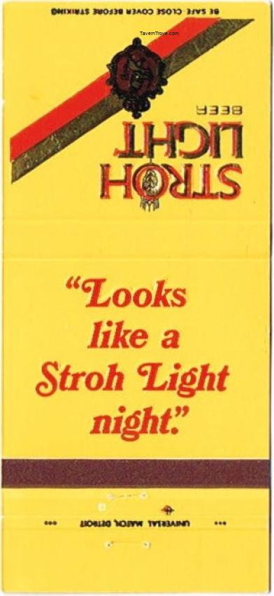 Stroh Light Beer