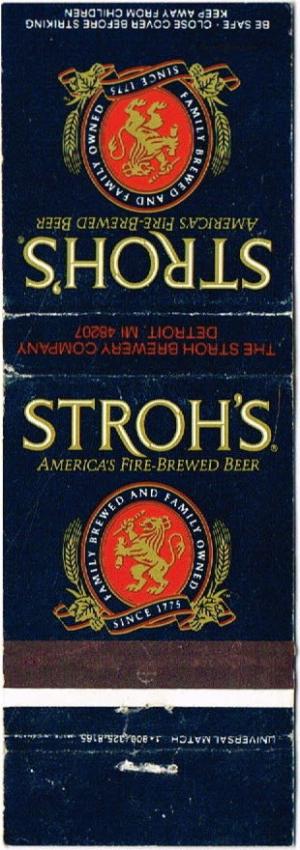 Stroh's Beer