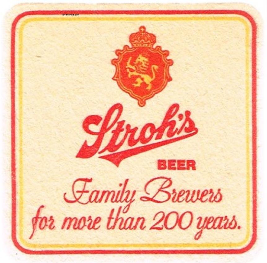 Stroh's Beer