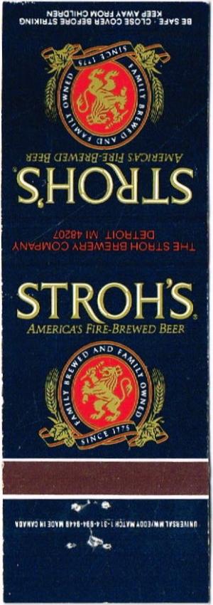 Stroh's Beer
