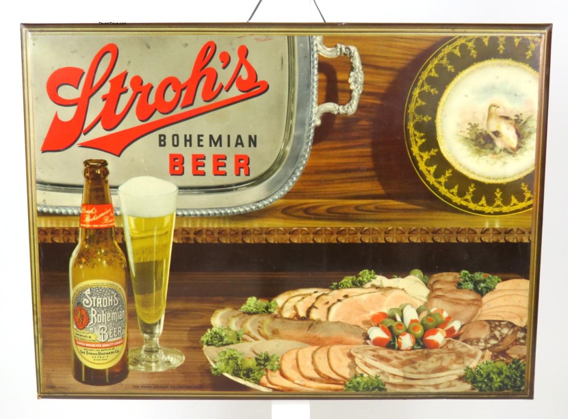 Stroh's Bohemian Beer Meat Tray