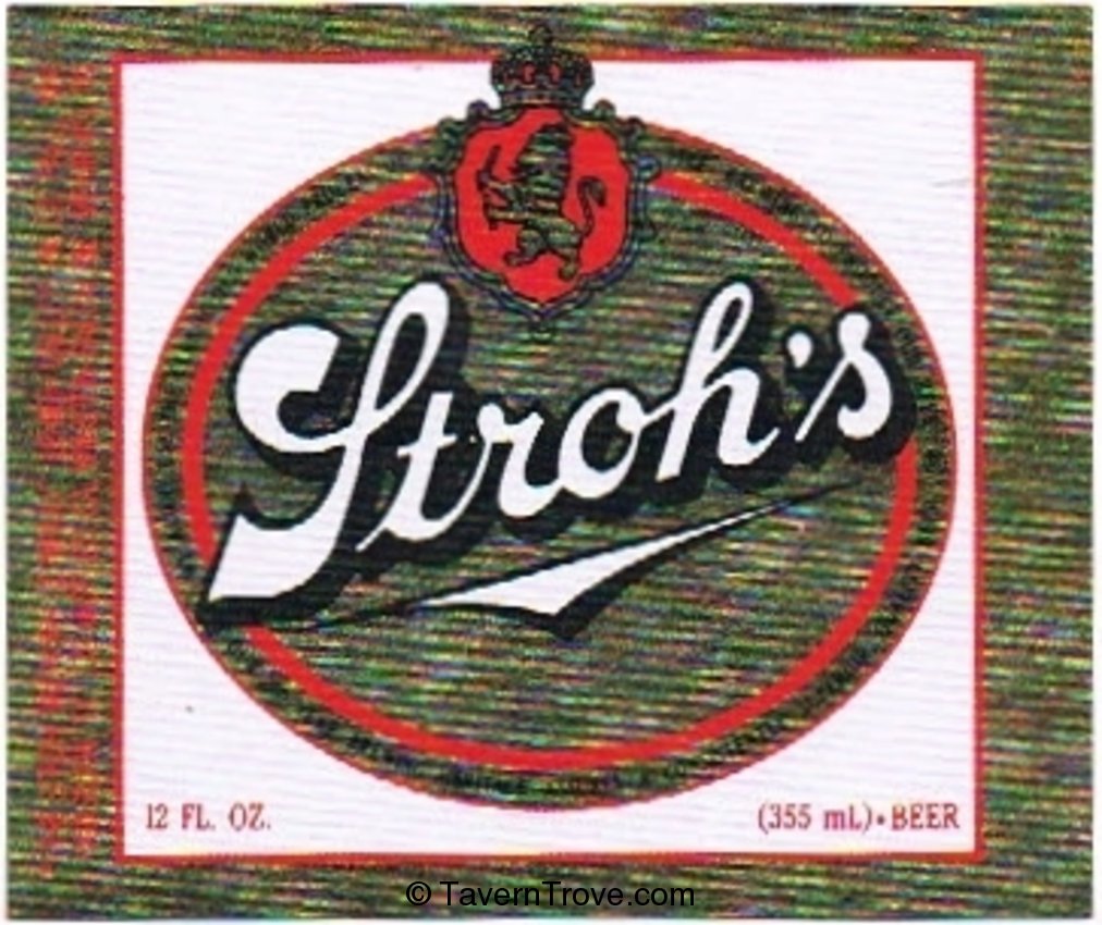 Stroh's Beer 