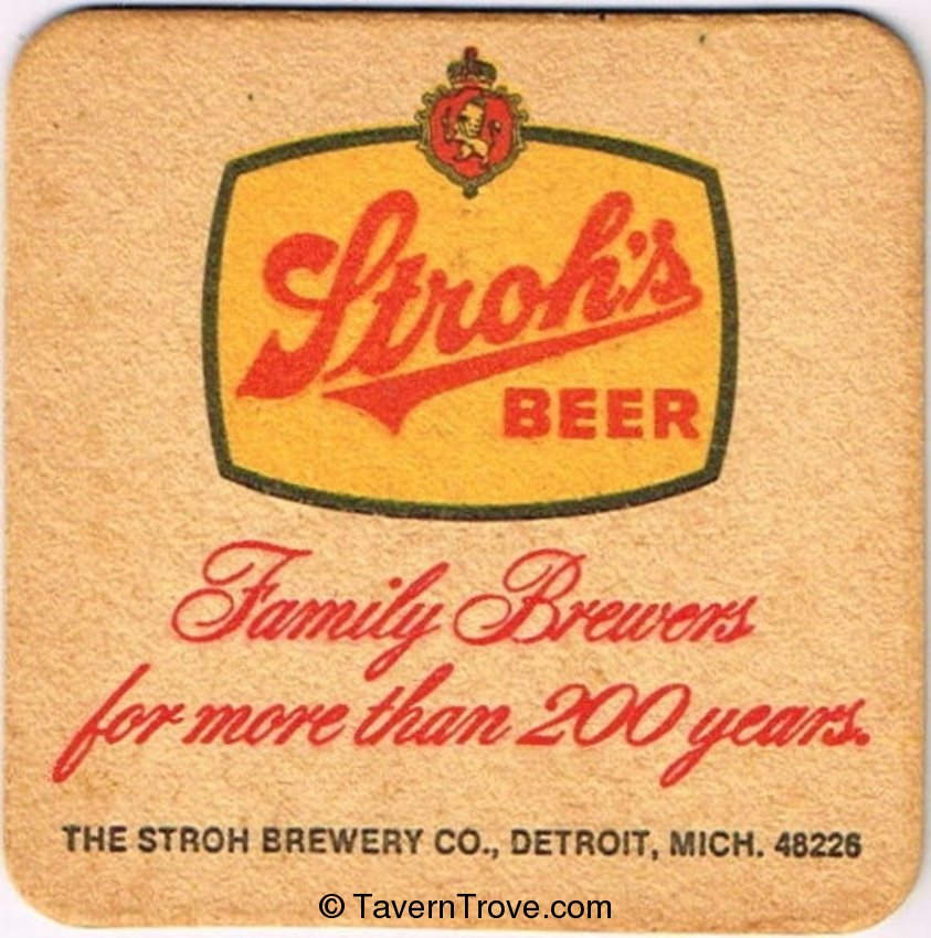 Stroh's Beer