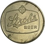 Stroh's Beer Doubloon Token