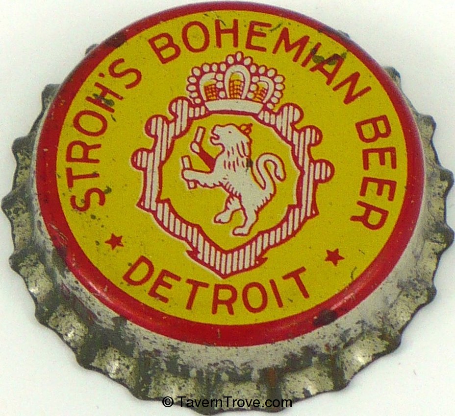 Item 27094 1933 Stroh's Bohemian Beer Bottle Cap