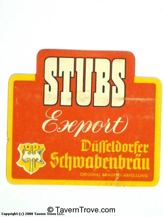 Stubs Export Bier