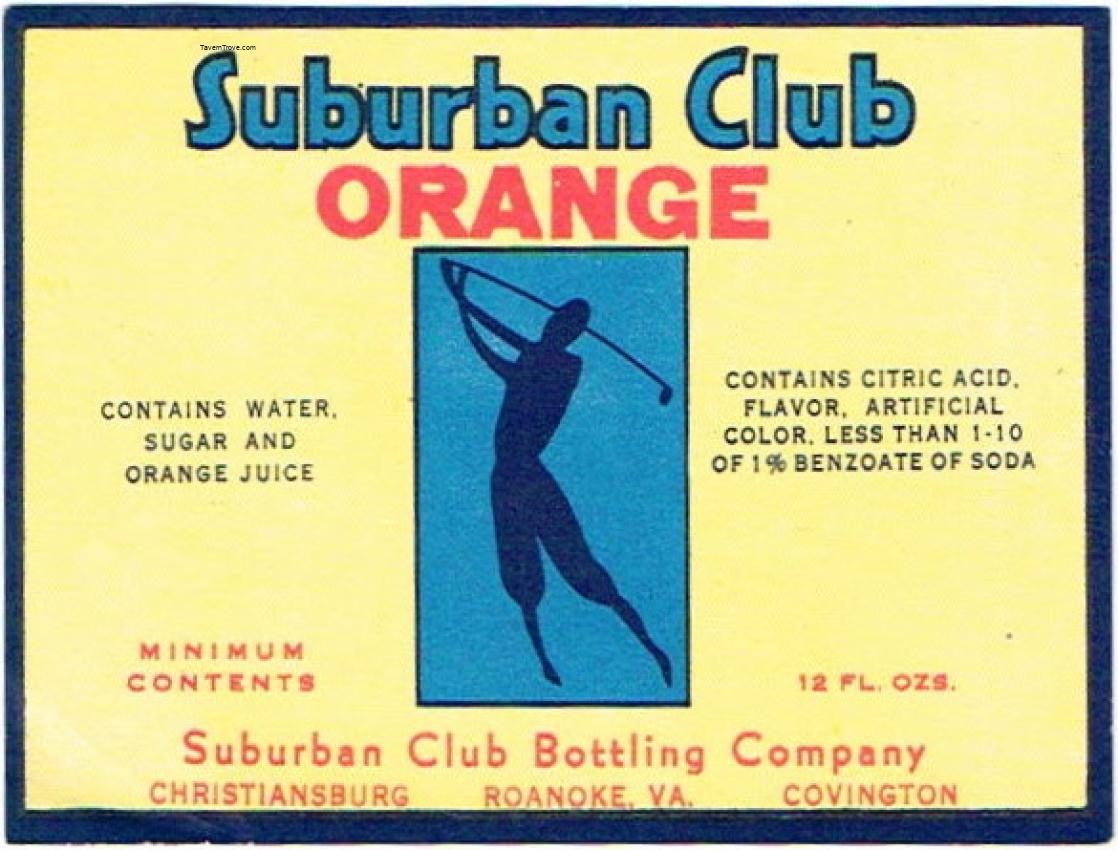 Suburban Club Orange Soda Christiansburg Roanoke Virginia