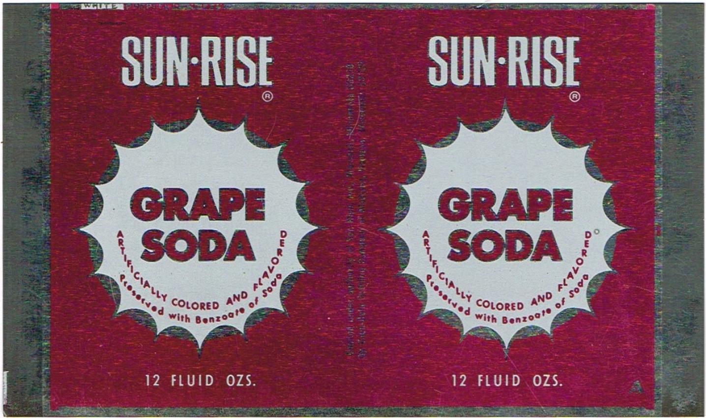 Sun Rise Grape Soda (sheet)