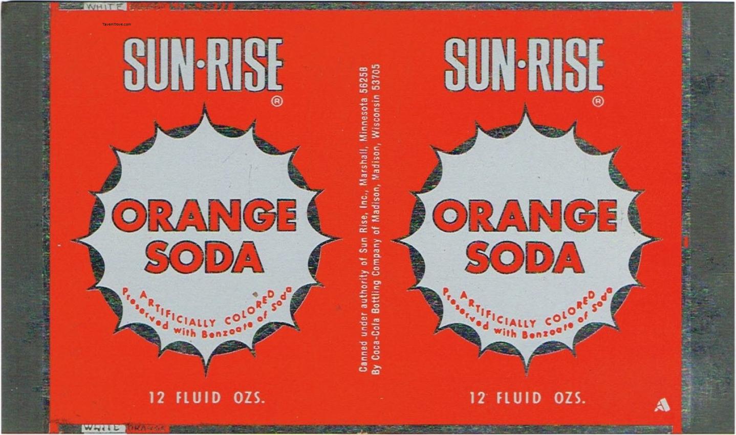 Sun Rise Orange Soda (sheet)