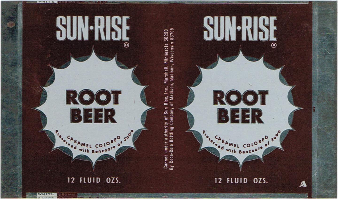 Sun Rise Root Beer (sheet)