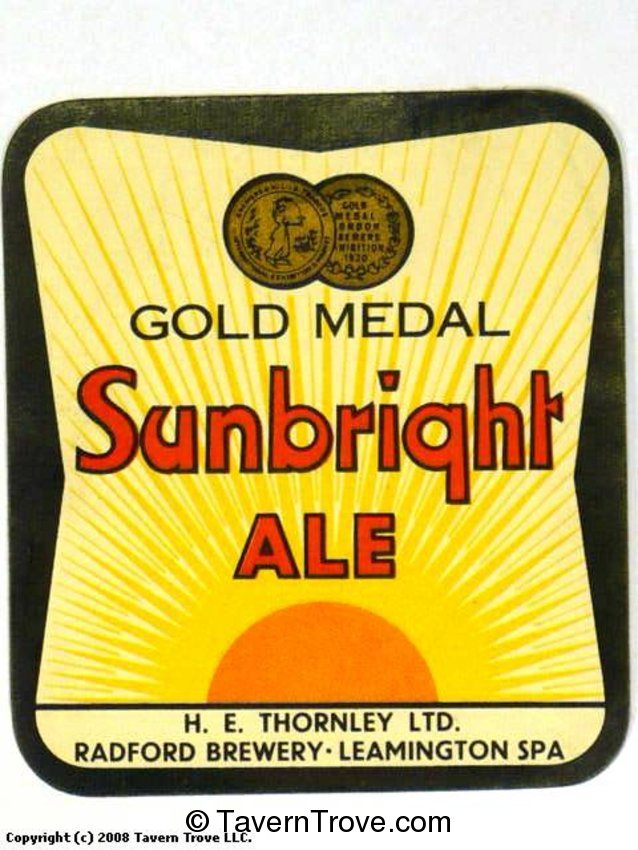 Sunbright Gold Medal Ale