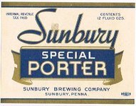 Sunbury Special  Porter