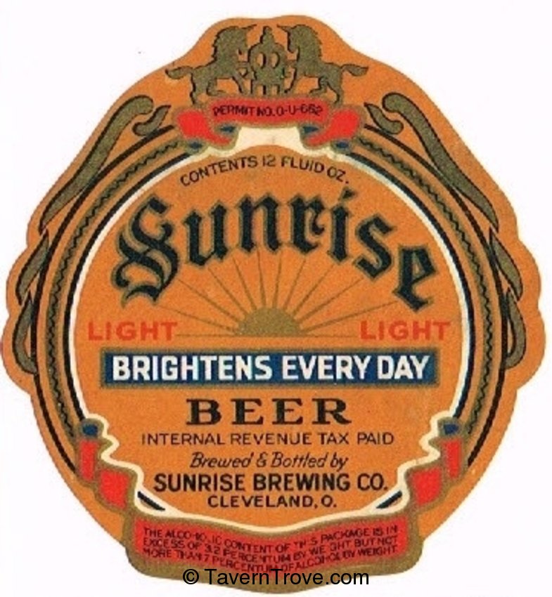 Sunrise Light  Beer