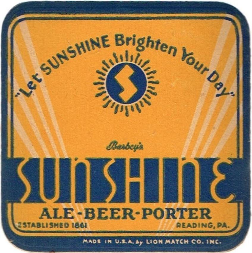 Sunshine Ale-Beer-Porter