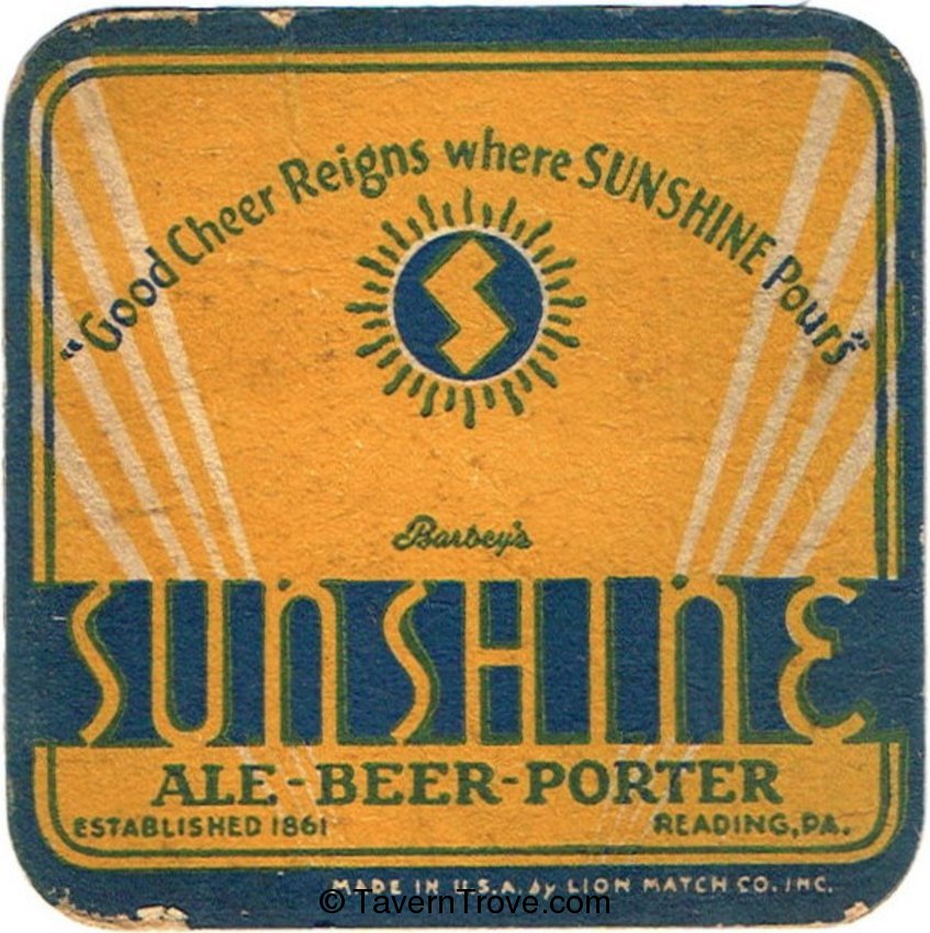 Sunshine Ale-Beer-Porter