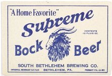 Supreme Bock Beer (Dark Blue)