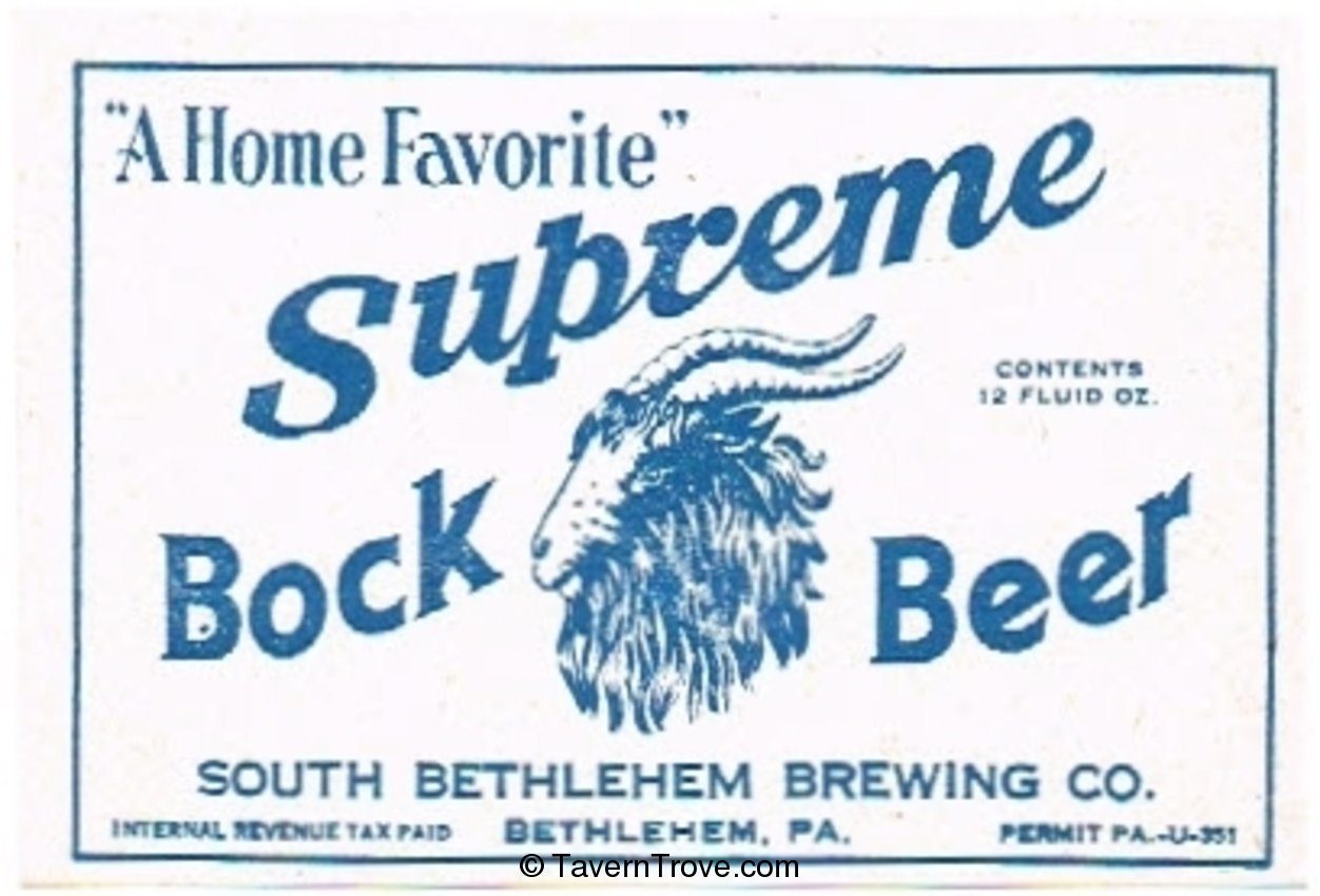 Supreme Bock Beer (Light Blue)