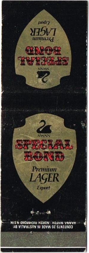 Swan Special Bond Lager Beer