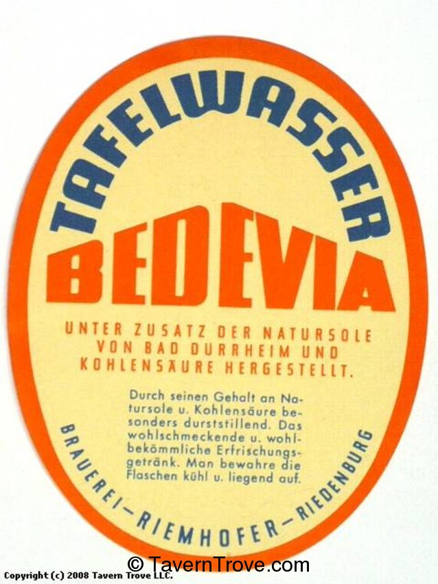 Taffelwasser Bedevia