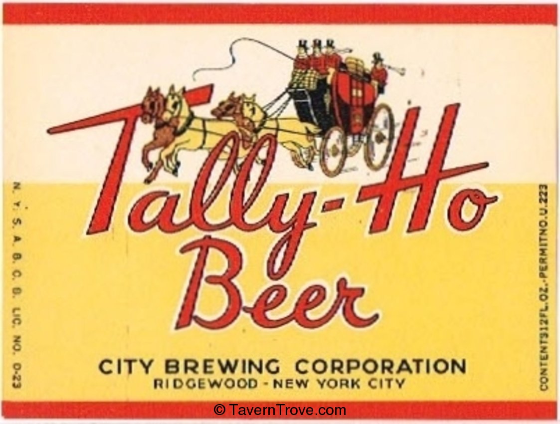 Tally-Ho Beer