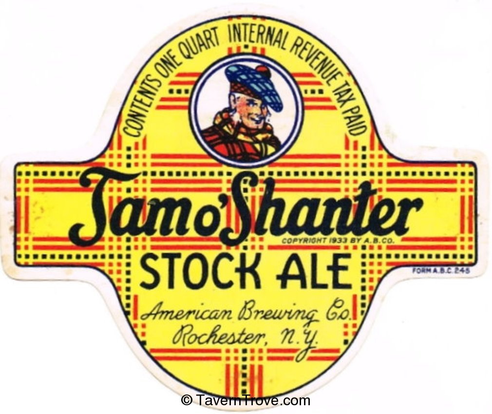 Tam o' Shanter Stock Ale