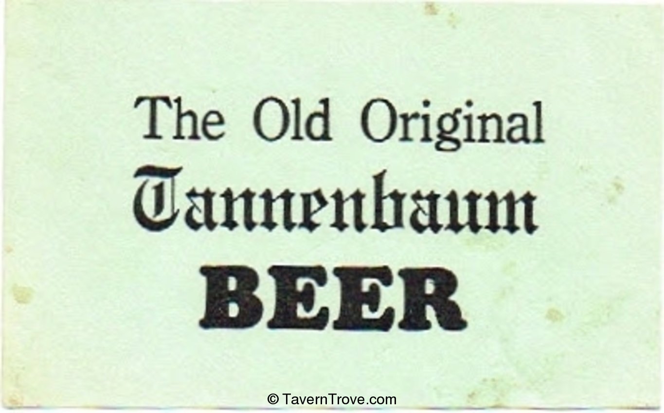 Tannenbaum Beer
