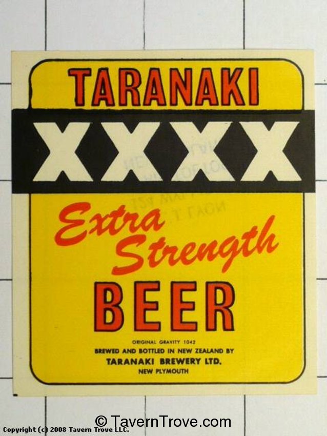 Taranaki Extra Strength Beer