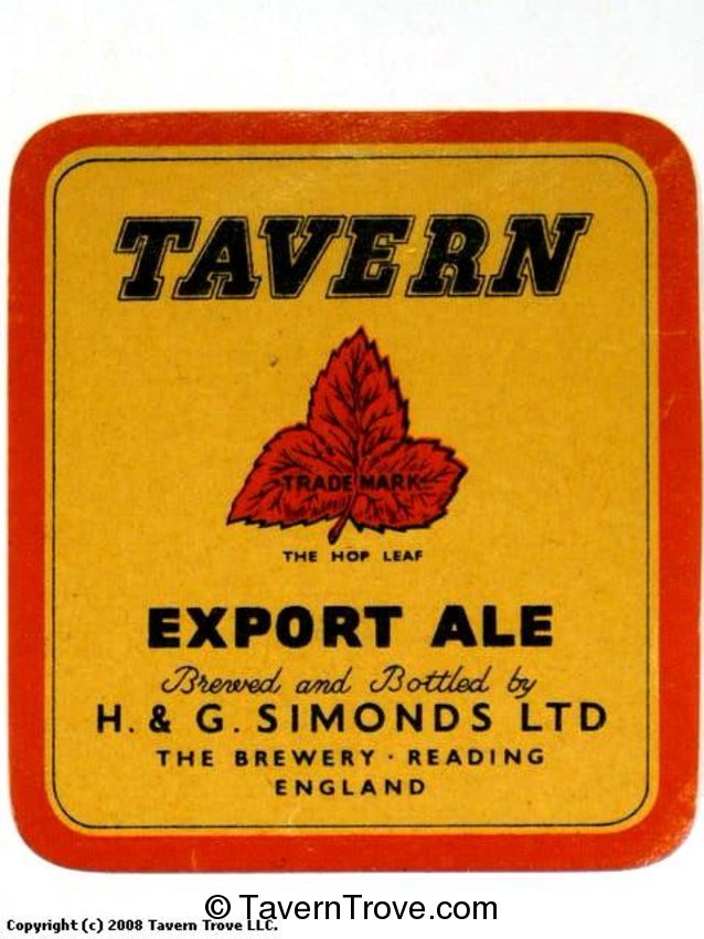 Tavern Export Ale