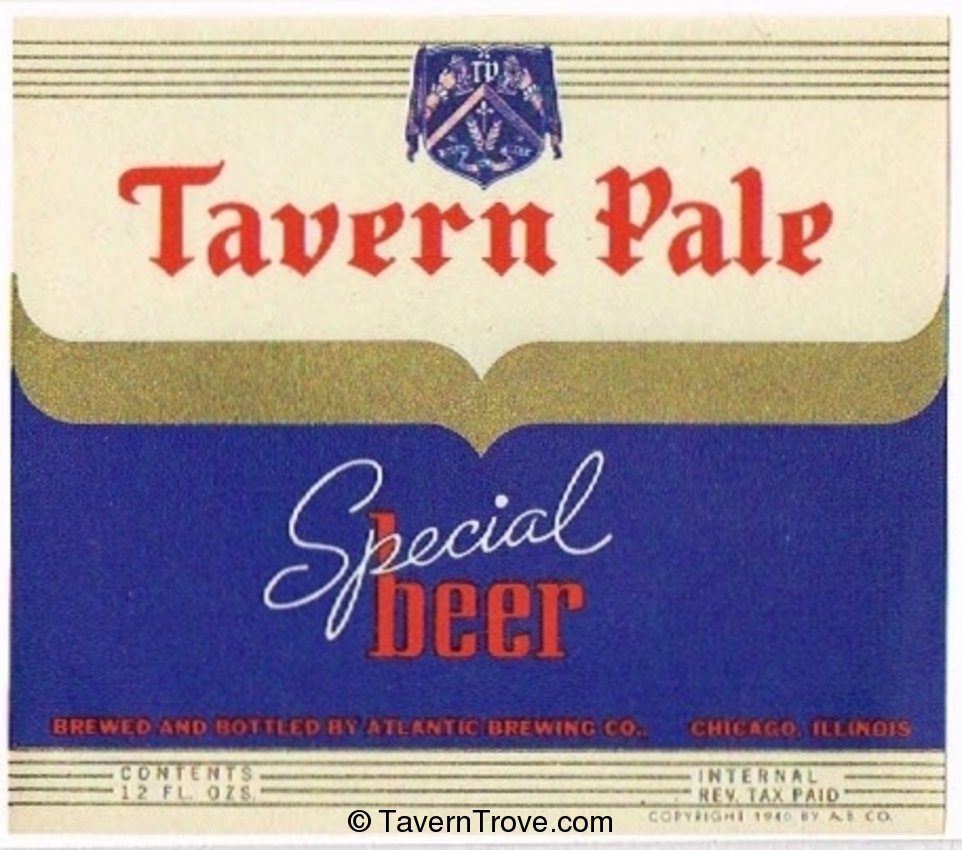 Tavern Pale Special  Beer